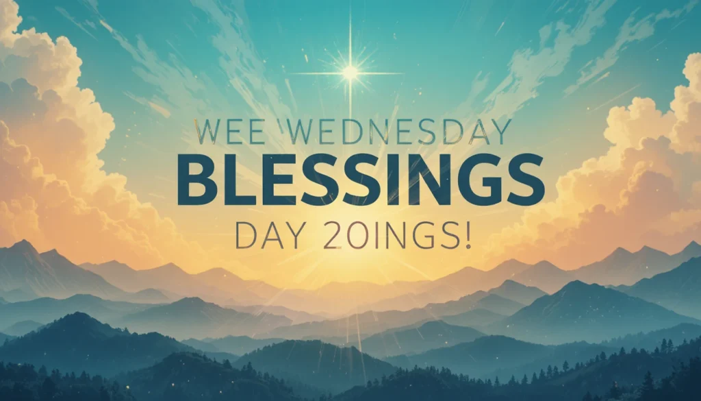 Wednesday Blessings