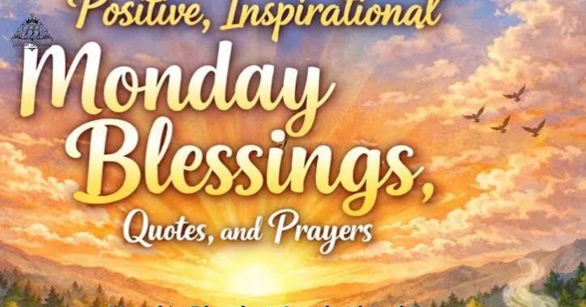 Positive & Inspirational Monday Blessings